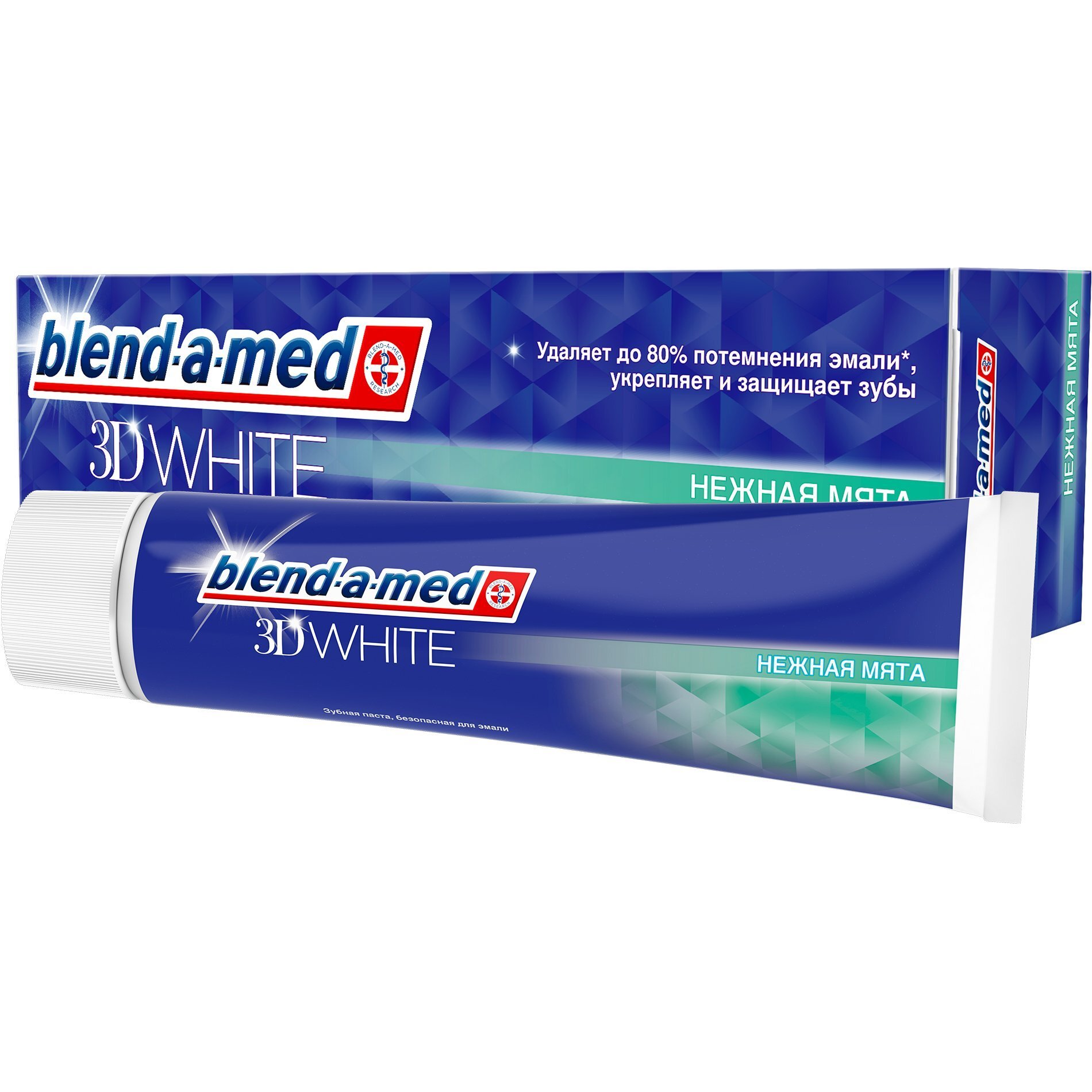 BLEND-A-MED Зубная паста 3D White Нежная мята 100мл фото 1