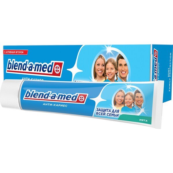 

BLEND-A-MED Зубная паста Антикариес Семейная защита Мята 100мл