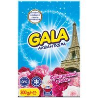 Стиральный порошок Gala Аква-Пудра Французский аромат Для ручной стирки Для цветных вещей 300г