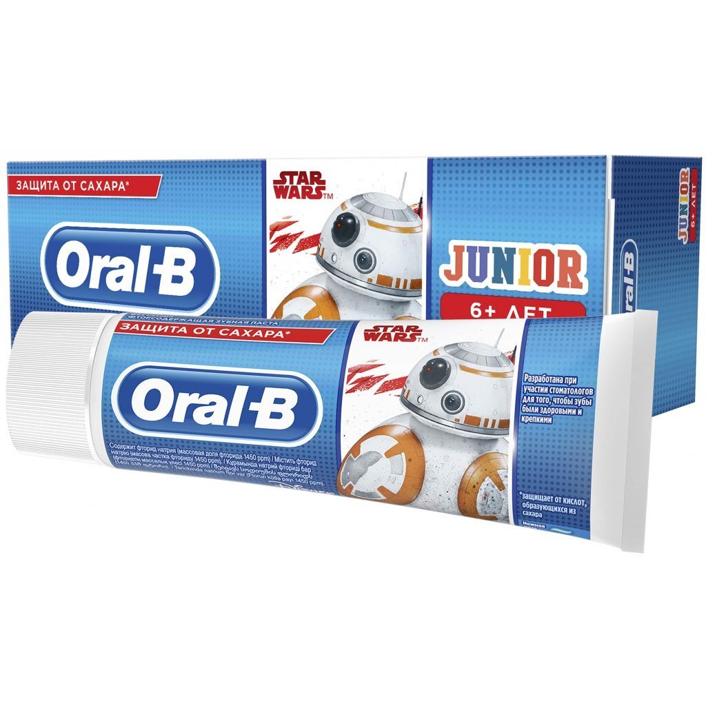 ORAL-B Зубная паста Джуниор Нежный вкус 75мл фото 