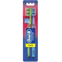 ORAL-B Зубная щетка 3 Effect Classic 40 средняя 1+1шт