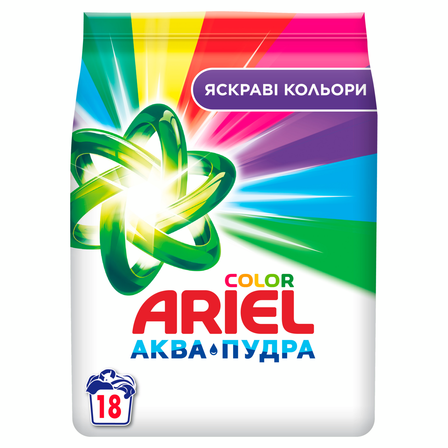 Пральний порошок Ariel Аква-Пудра Колір Автомат 2.7кгфото