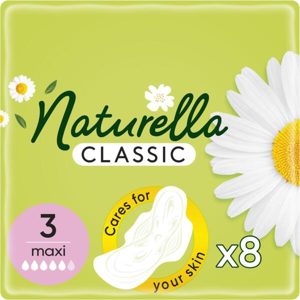 NATURELLA Классик Гигиенические прокладки ароматизированные Camomile Макси Single 8шт