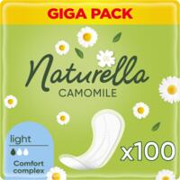 NATURELLA Ежедневные гигиенические прокладки ароматизированные Camomile Лайт Quatro 100шт