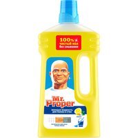 MR PROPER Рідкий мийний засіб для прибирання підлоги та стін Лимон 1л
