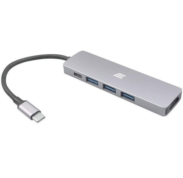 Акція на USB хаб 2Е USB-C Slim Alluminum Multi-Port 5in1 (2EW-2731) від MOYO
