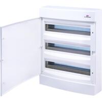 Щит наружный распределительный ECT 3x18PO (54 модули белая дверца) (1101041)