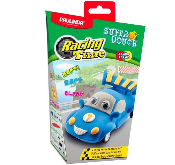 

Масса для лепки Paulinda Super dough Racing time Машинка P(L-081161-1)