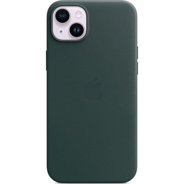 

Чехол Apple для iPhone 14 Plus Leather Case with MagSafe - Forest Green (MPPA3ZE/A)