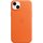 Чехол Apple для iPhone 14 Plus Leather Case with MagSafe - Orange (MPPF3ZE/A)