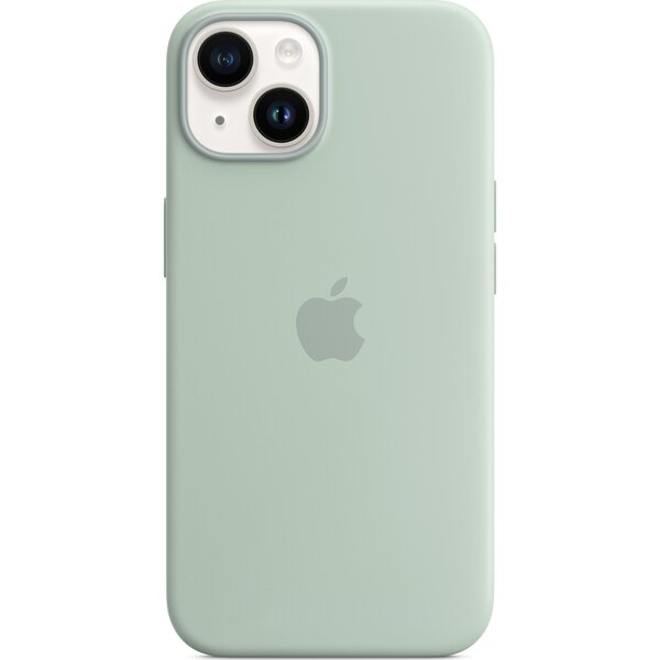 Акція на Чехол Apple для iPhone 14 Plus Silicone Case with MagSafe - Succulent (MPTC3ZE/A) від MOYO
