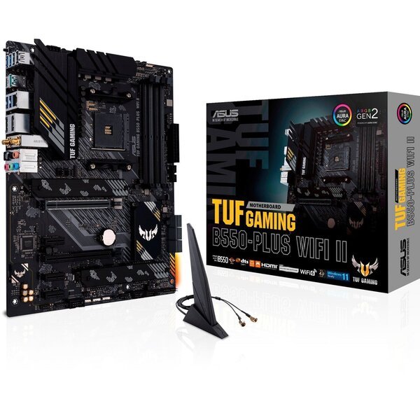 Акція на Материнcкая плата ASUS TUF GAMING B550-PLUS WIFI II (90MB19U0-M0EAY0) від MOYO