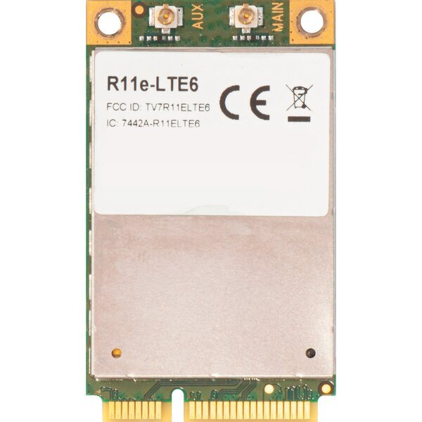 

LTE-модуль MikroTik R11e-LTE6 miniPCi-e (R11E-LTE6)