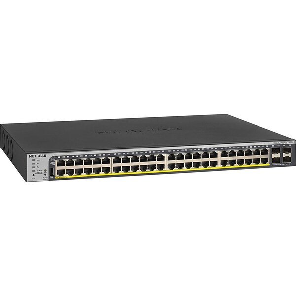 Коммутатор NETGEAR GS752TPP 48x1GE PoE+(760Вт), 4xSFP, управляемый