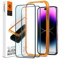 Защитное стекло Spigen для Apple Iphone 14 Pro Max Glas t R Align Master FC (2 Pack) Black (AGL05204)