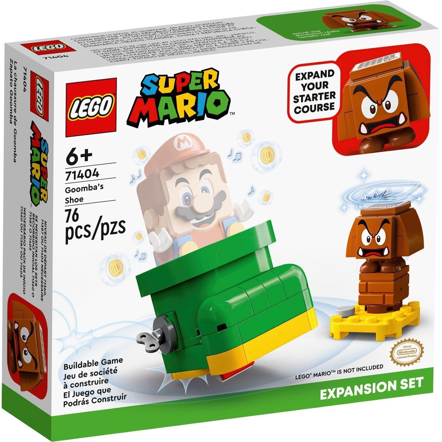 LEGO 71404 Super Mario Дополнительный набор «Ботинок Гумбы» фото 