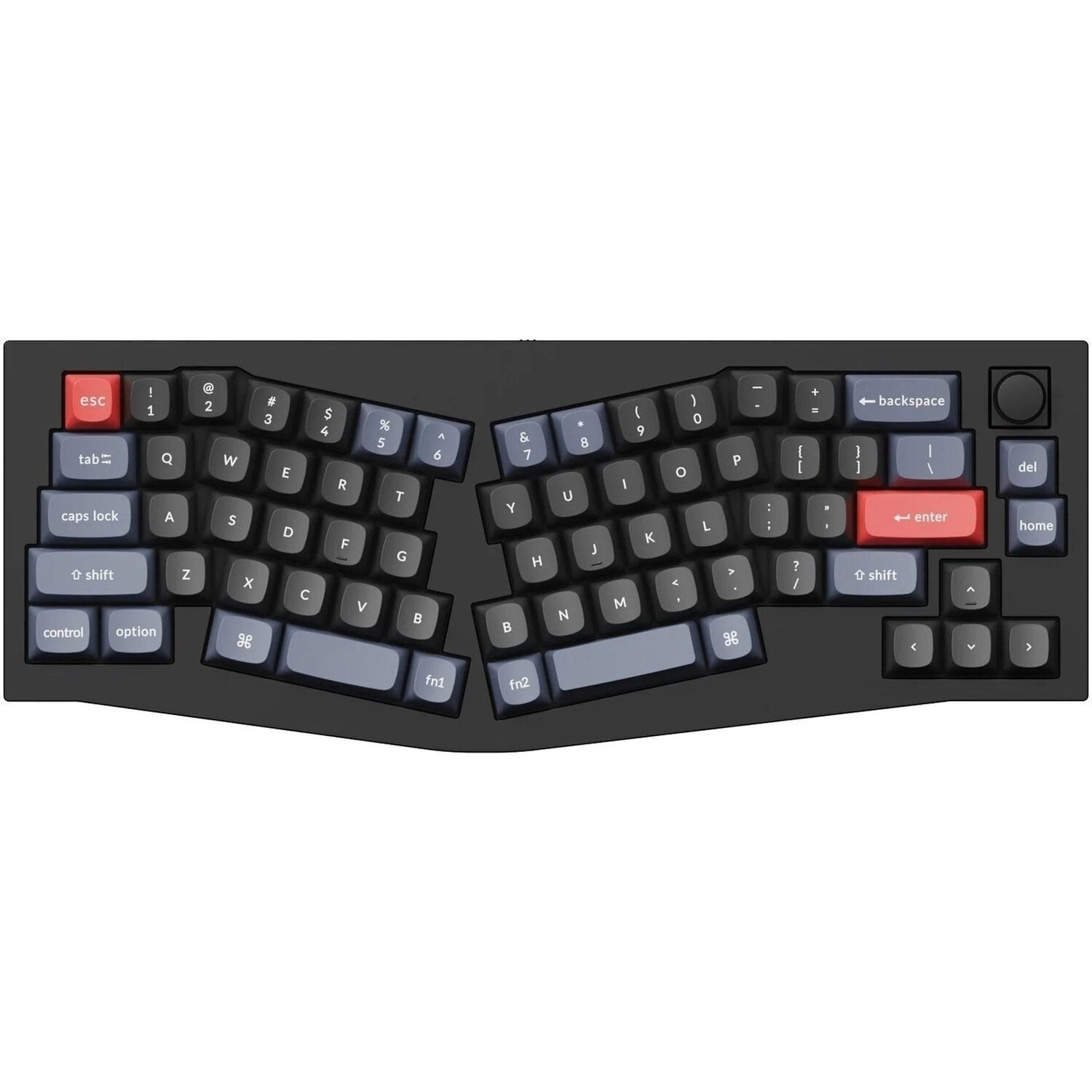 Клавиатура Keychron Q8 100 Key QMK Gateron G PRO Red Hot-Swap RGB Knob Black (Q8M1_Keychron) фото 