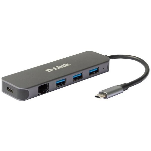 

USB хаб D-Link DUB-2334 1xGE, 3xUSB 3.0, 1xUSB-C, USB-C (DUB-2334)