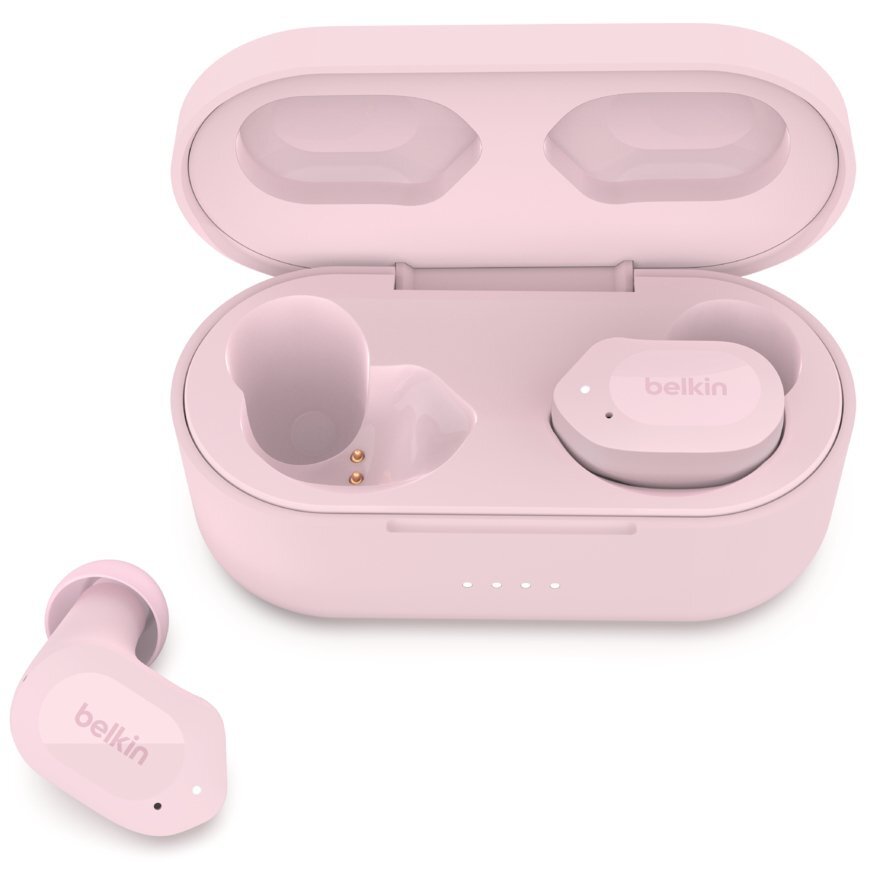 Наушники Belkin Soundform Play True Wireless Pink (AUC005BTPK) фото 