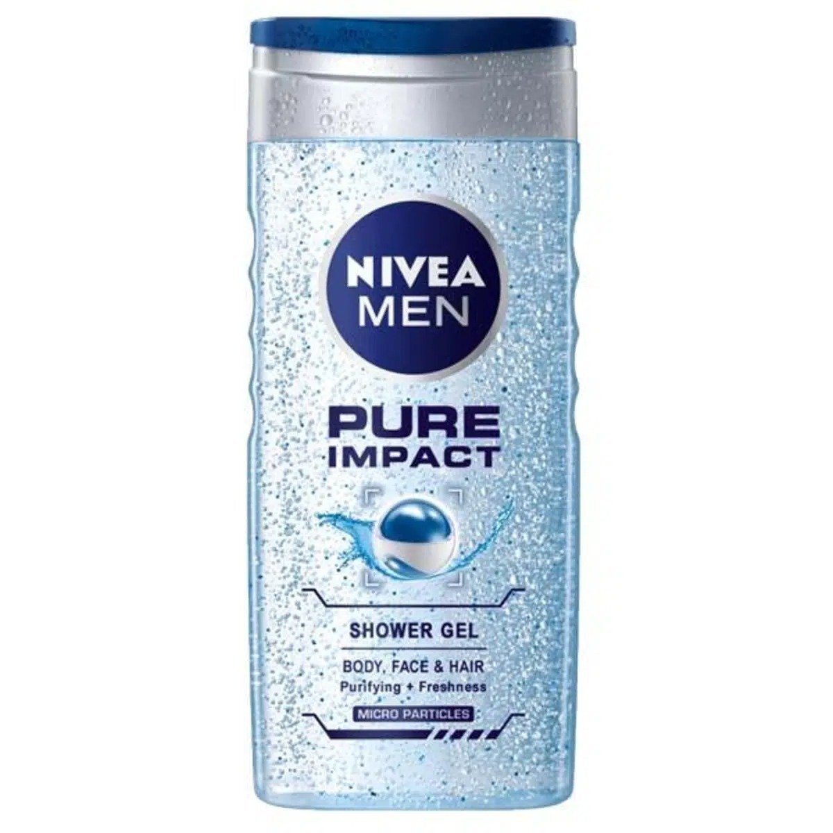 Гель для душу Nivea Заряд чистоти з очищувальними мікрочастинками 250млфото