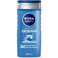 Гель для душу Nivea Men 2 в 1 Arctic Ocean Для тіла та волосся з морською сіллю 250мл