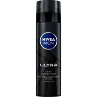 Пена для бритья Nivea Men Ultra с активированным углем 200мл