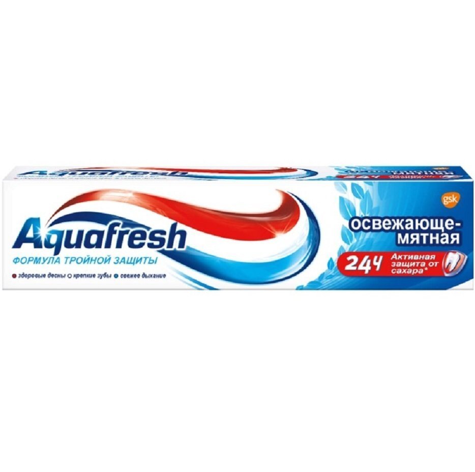 Зубная паста Aquafresh Освежающе-мятно 50мл фото 
