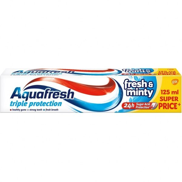 Акція на Зубная паста Aquafresh Освежающе-мятно 125мл від MOYO