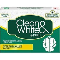 Мыло хозяйственное отбеливающее Duru Clean&White 4*120г