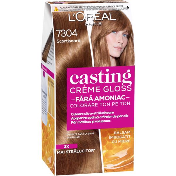Крем-краска для волос без аммиака L'Oreal Paris Casting Creme Gloss 7304 Пряная карамель