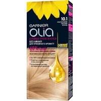 Краска для волос Garnier Olia Базовая линейка оттенок 10.1 Платиновый светлый блонд