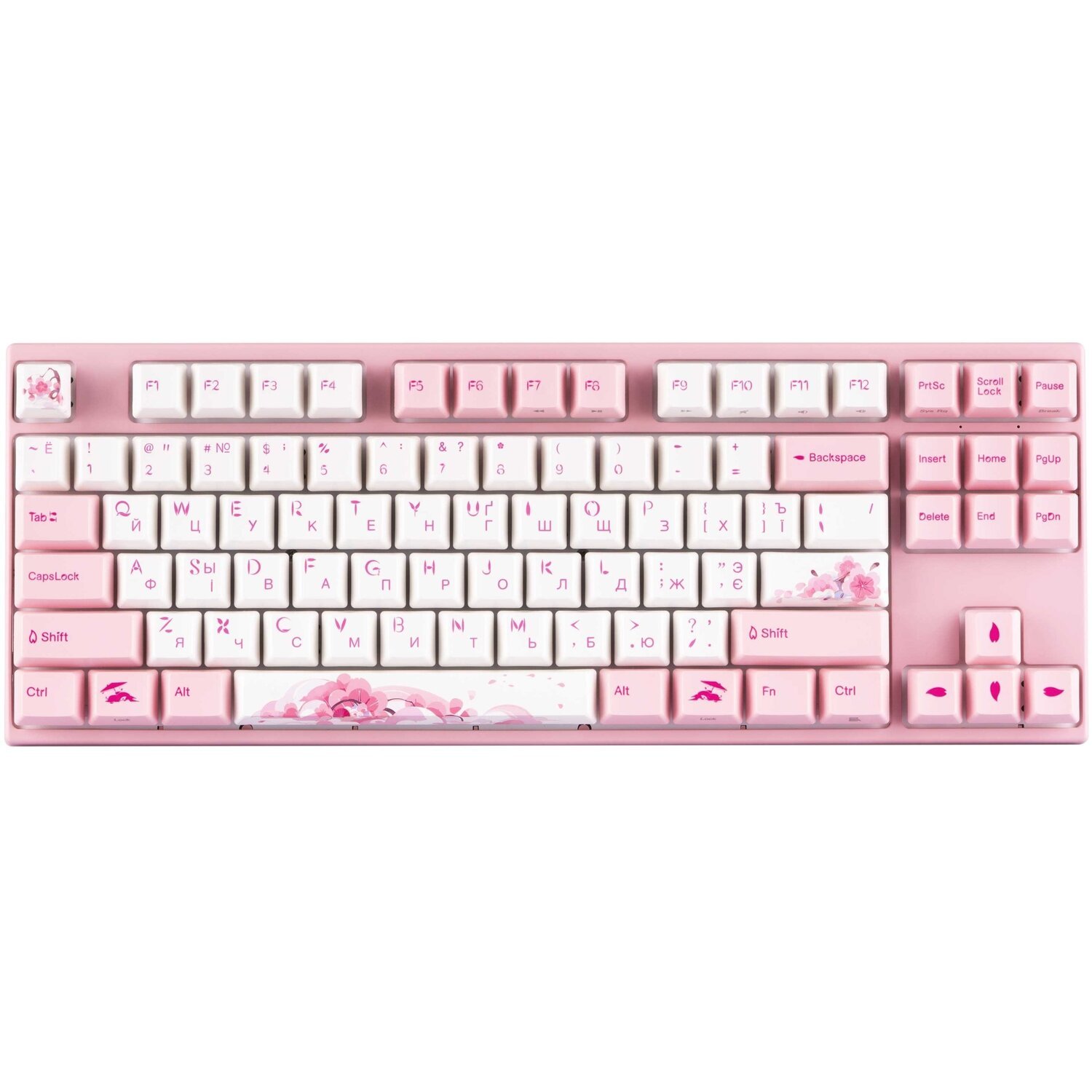 Игровая клавиатура Varmilo VEA87 Sakura R2 Cherry Mx Red (A23A027A3A0A17A024) фото 