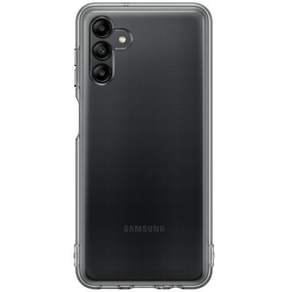 Акція на Чехол Samsung для смартфона Galaxy A04s (A047) Soft Clear Cover Black (EF-QA047TBEGRU) від MOYO