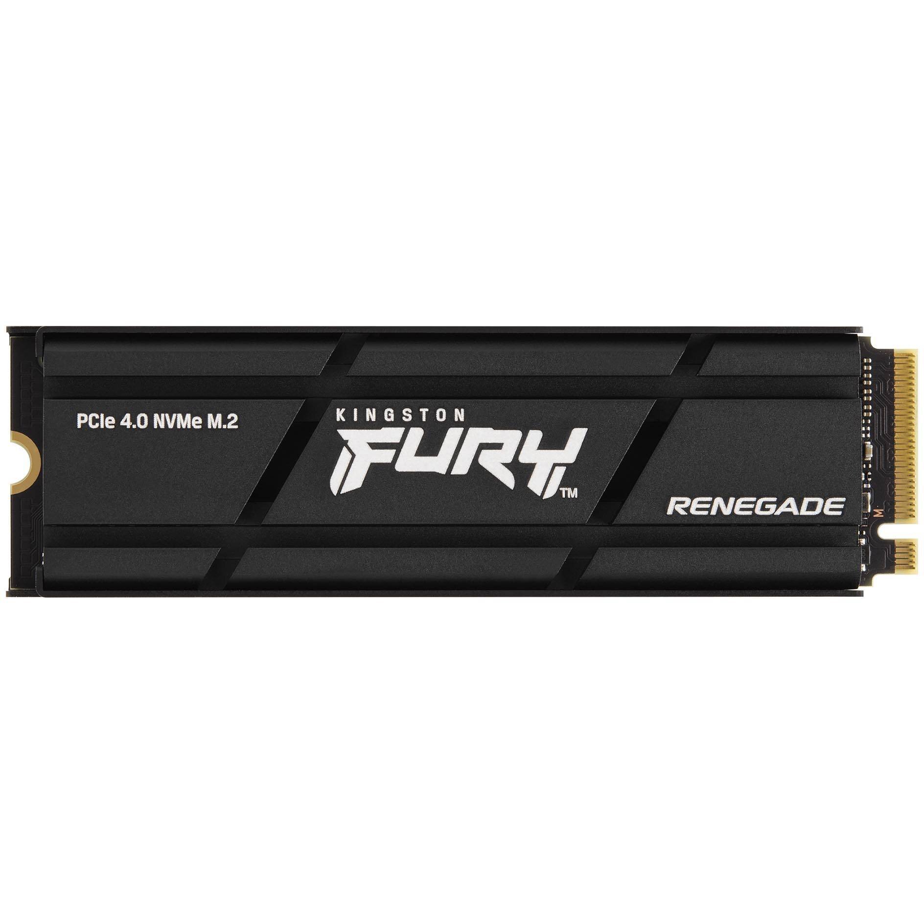 Накопитель SSD Kingston M.2 4TB PCIe 4.0 Fury Renegade + радиатор фото 1