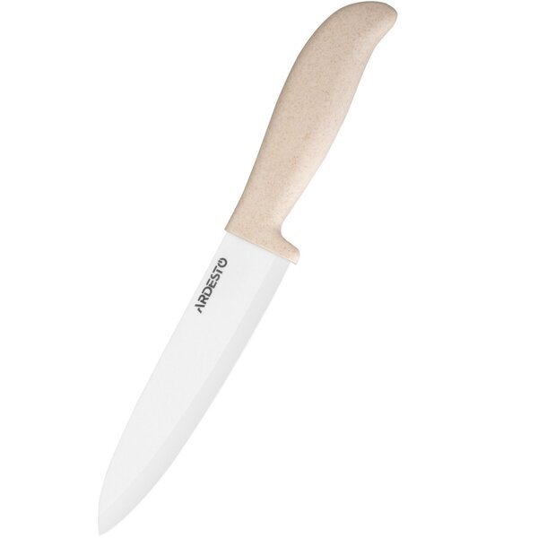 Акція на Нож керамический поварской Ardesto Fresh 27.5 см бежевый (AR2127CS) від MOYO