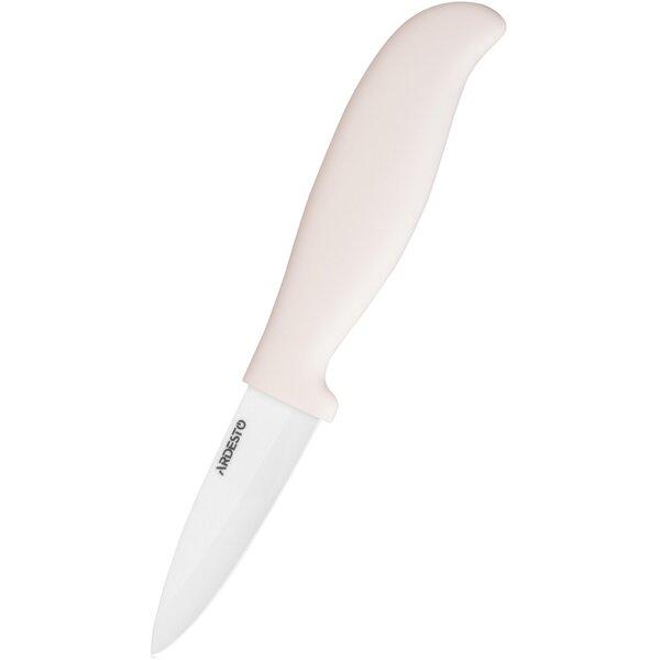 Акція на Нож керамический для овощей Ardesto Fresh 18.5 см белый (AR2118CW) від MOYO