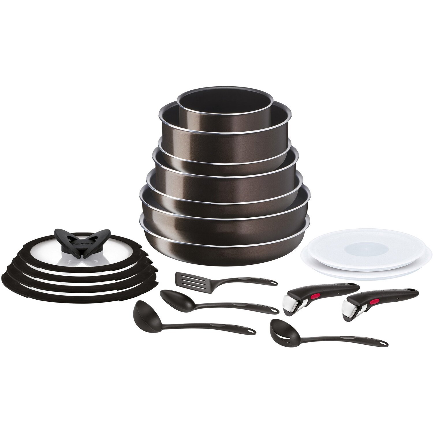 Набор посуды Tefal Ingenio XL Intense, 19 предметов (L1509973) фото 