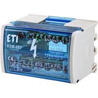 Блок распределительный ETI EDB-207 2p, L+PE/N (1102300)