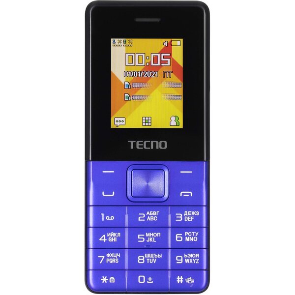 

Мобильный телефон TECNO T301 2SIM Blue