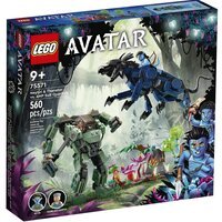 LEGO 75571 Avatar Нейтірі та Танатор проти Куаритча у скафандрі УМП