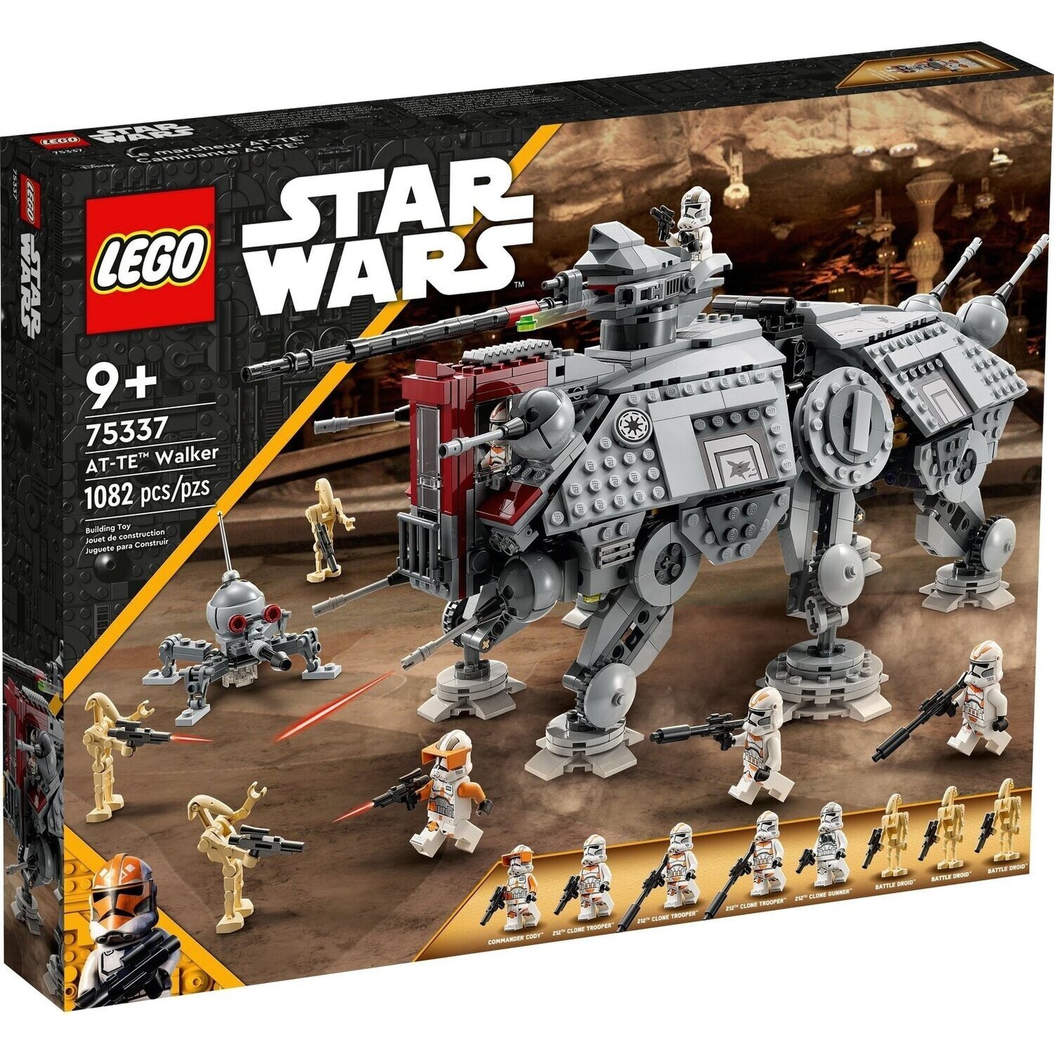 LEGO 75337 Star Wars TM Крокоход AT-TE фото 