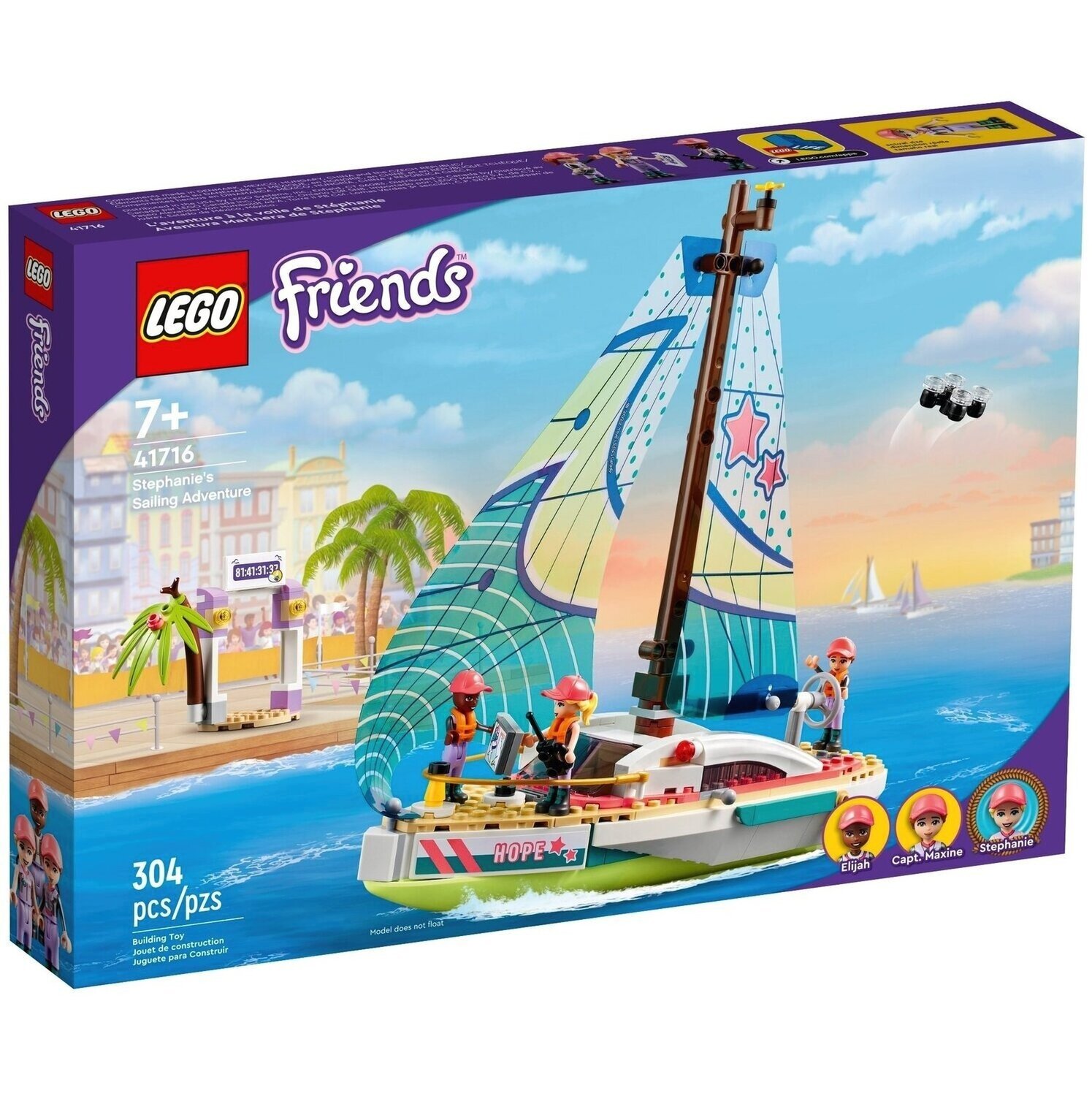 LEGO 41716 Friends Приключения Стефани на парусной лодке фото 