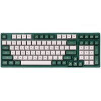 Клавіатура Akko 3098S London 98Key, CS Silver, USB, Hot-swappable, EN/UKR, RGB, Green