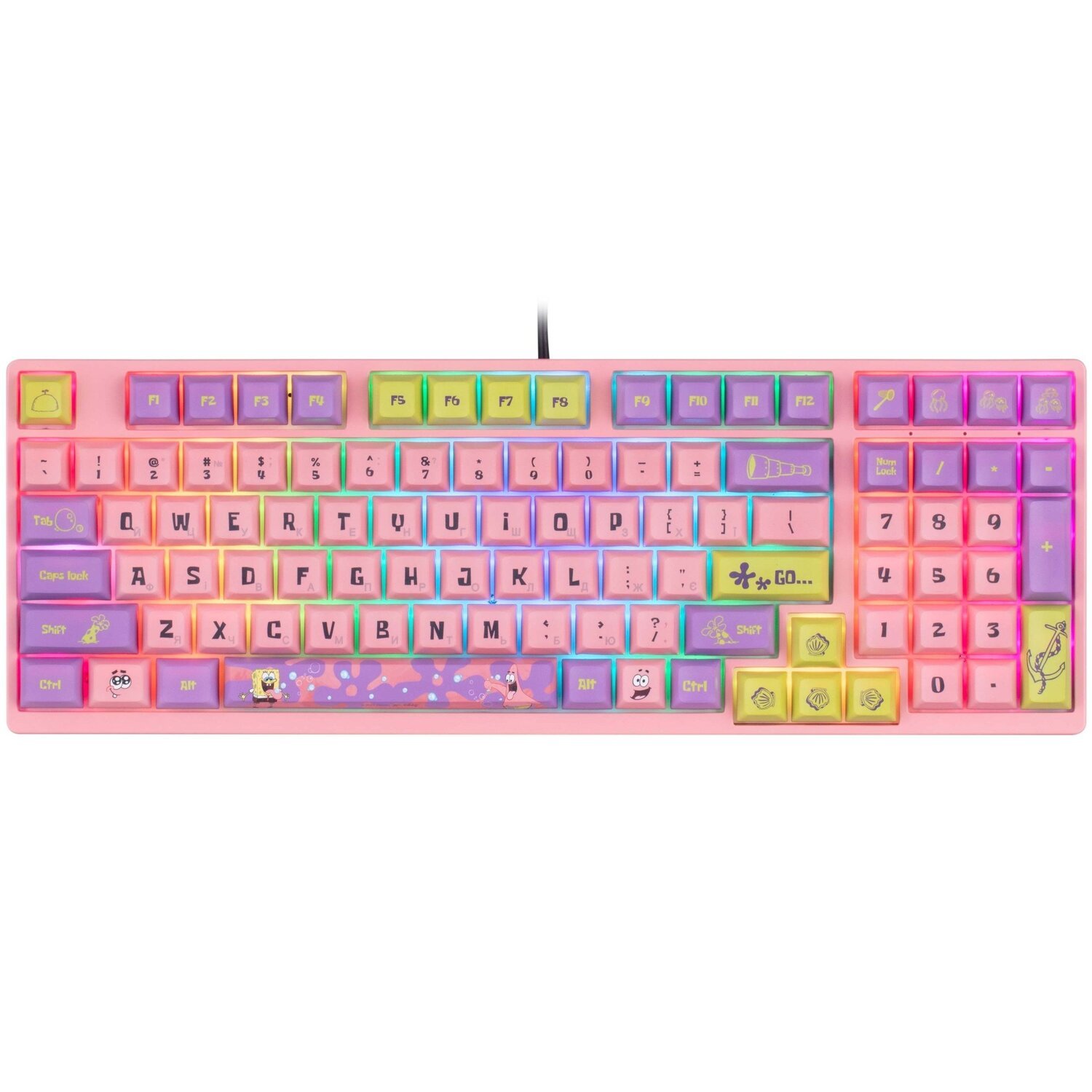 Клавіатура Akko 3098S RGB Patrick CS Starfishфото