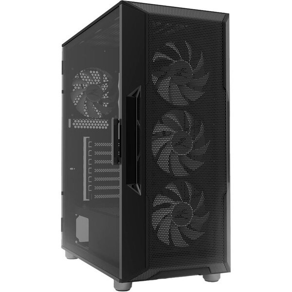 Акція на Корпус Zalman I3 NEO BLACK, без БП, 1xUSB3.0, 2xUSB2.0, 4x120mm RGB fans, TG Side Panel, ATX, Black від MOYO