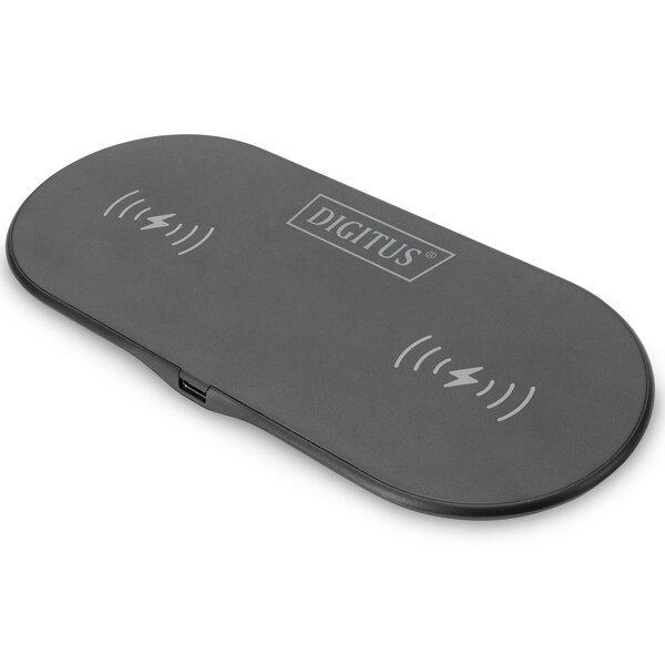 

Зарядное устройство DIGITUS Wireless Charging, Pad, Duo (DA-10082)