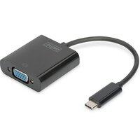 Адаптер DIGITUS USB-C – VGA Full HD, M/F, 0.15 m (DA-70853)