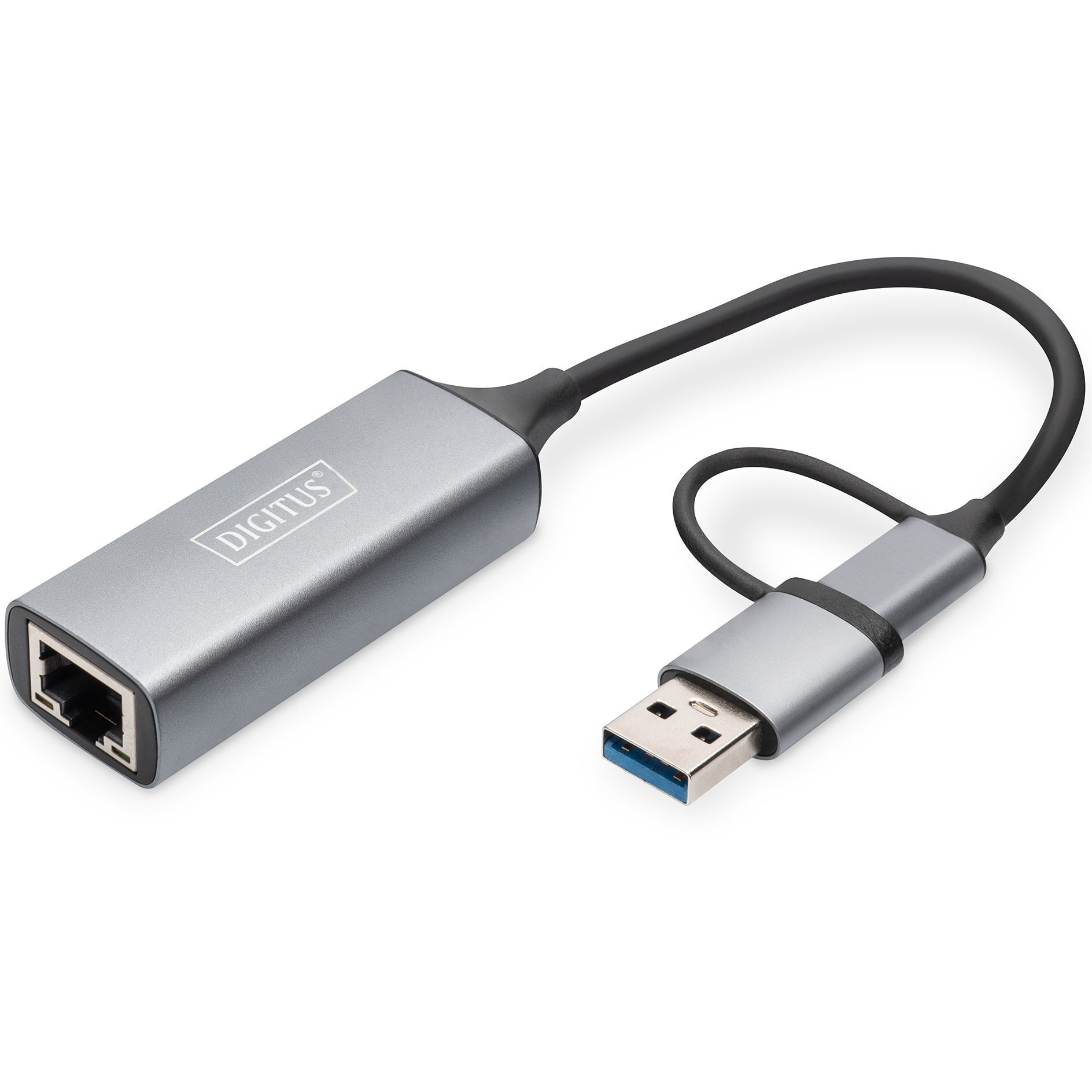 Адаптер DIGITUS USB-C/USB 3.0 – 2.5 Gbps Ethernet (DN-3028) фото 1