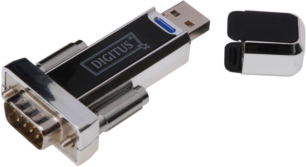 Адаптер DIGITUS USB 1.1 to RS232, black (DA-70155-1)фото1