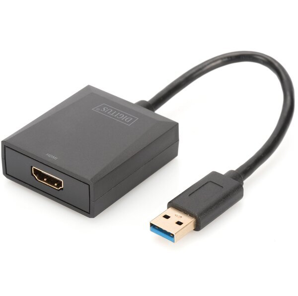 Адаптер DIGITUS USB 3.0 - HDMA Full HD, M/F, 0.15 m (DA-70841)